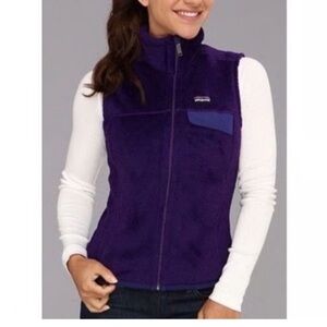 Patagonia Re-Tool Fleece Vest Size Medium Full Zip Up Polartec‎ Thermal Pro